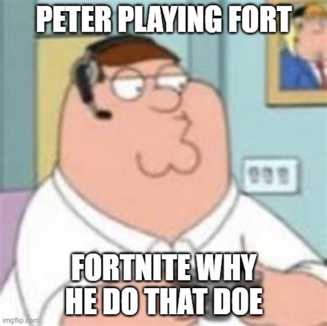 peter in fortnite meme